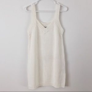 Zara white sweater dress size M